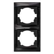 Рамка 2-х постовая вертикальная шоколад «Лама» TDM