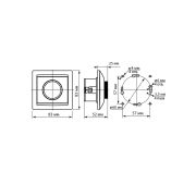 Светорегулятор RL 300 Вт графит «Лама» TDM