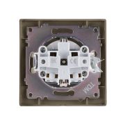 Розетка 2П+З 16А 250В  бронза «Лама» TDM