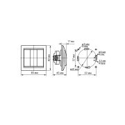 Выключатель 3-х кл. 10А перламутр «Лама» TDM