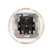 Розетка скрытой установки фарфоровая 2П 10А 250В мраморная «Болонь» TDM