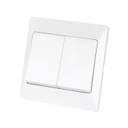 Выключатель 2 кл. 10А белый «Ильмень» TDM