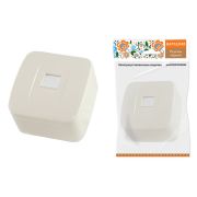 Розетка TФ (RJ-11) открытой установки IP20, сл. кость «Дача» Народная