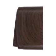 Выключатель 2-кл. открытой установки с подсветкой IP20 10А, венге «Дача» Народная