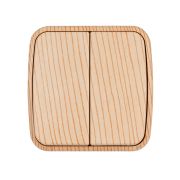 Выключатель 2-кл. открытой установки IP20 10А, сосна «Дача» Народная