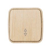 Переключатель на 2 направления 1-кл. открытой установки IP20 10А, сосна «Дача» Народная