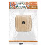 Розетка TВ простая (0-2400 Гц, «мама») открытой установки, IP20 сосна «Дача» Народная