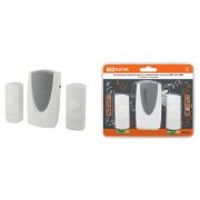 Звонок беспроводной в розетку ЗБР-12/1-36М (36 мелодий, кнопка IP44, AC 230V, 2 кнопки) TDM