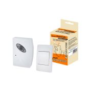 Звонок беспроводной на батарейках «народный» ЗББ-Н-11/1-32М (32 мелодии, кнопка IP30, 2х1,5В АА, открытый код)