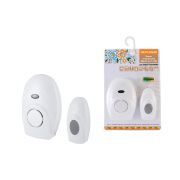 Звонок беспроводной на батарейках «народный» ЗББ-Н-11/5-32М (32 мелодии, кнопка IP30, 2х1,5В ААА, открытый код)