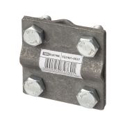 Зажим соединительный крестовой 4-х болтовой прут-прут Ø6-12 мм, термодиффузия (упак. 1 шт.) TDM