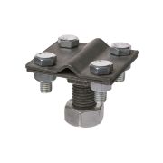 Зажим прута с болтовым креплением к муфте 4-х болтовой, прут Ø6-10 мм, М16, термодиффузия (упак. 1 шт.) TDM