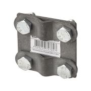 Зажим контрольный 57х57 мм прут-прут Ø6-10 мм, термодиффузия (упак. 1 шт.) TDM