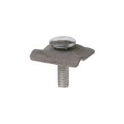 Держатель прижимной для металлических оснований 30х30 мм, М8, для прута Ø6-10 мм, термодиффузия (упак. 1 шт.) TDM