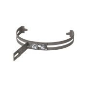 Держатель регулируемый Ø130-240 мм на круглый конек, для прута Ø6-10 мм, стальной крюк, термодиффузия (упак. 1 шт.) TDM