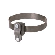 Держатель хомут Ø10-200 мм нержавеющая сталь, для прута Ø6-10 мм, стальной зажим термодиффузия (упак. 1 шт.) TDM