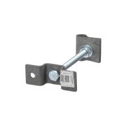 Держатель для гориз. и верт. поверхностей, высота со шпилькой 100 мм, для прута Ø6-10 мм, стальной зажим, термодиффузия (упак. 1 шт.) TDM