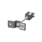 Держатель для гориз. и верт. поверхностей, стальной фиксатор для прута Ø8 мм, высота со шпилькой 100 мм, гор. цинк. (упак. 1 шт.) TDM