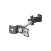 Держатель для гориз. и верт. поверхностей, полимерный фиксатор с защелкой для прута Ø8-10 мм, высота со шпилькой 100 мм, гор. цинк. (упак. 1 шт.) TDM