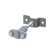 Держатель для гориз. и верт. поверхностей полимерный 2-х болтовой высота 100 мм , для прута Ø6-10 мм (упак. 1 шт.) TDM