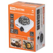 Электроплитка одноконф. ЭПС1 МИНИ, 230 В, 0,5 кВт, спираль, белая, TDM