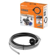 Нагревательный саморегулирующийся кабель «Стоплёд» НСК2-Н с вилкой, на трубу (2м/32Вт) TDM