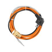 Нагревательный саморегулирующийся кабель «Стоплёд» НСК8-В с вилкой, в трубу (8м/80Вт) TDM