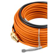 Нагревательный саморегулирующийся кабель «Стоплёд» НСК30-В с вилкой, в трубу (30м/300Вт) TDM