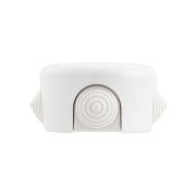 Коробка распаячная фарфоровая D7,8х4,5см белая TDM