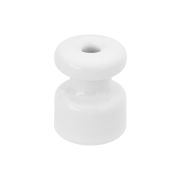 Керамический изолятор для ретро провода белый (10шт) TDM