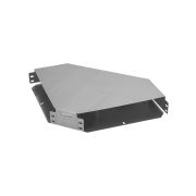 Поворот на 90 град. горизонтальный 80х400 мм TDM