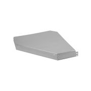 Поворот на 90 град. горизонтальный 80х500 мм TDM