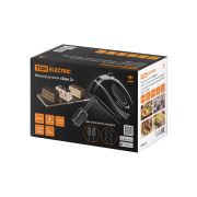 Миксер ручной «Зевс 2», 300 Вт, 5 скоростей, режим «Турбо», 2 комплекта насадок, черный, TDM