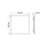 Весы электронные напольные «Фиалки», стекло, деление 0,01 кг, макс. 180 кг, 28х28 см, TDM