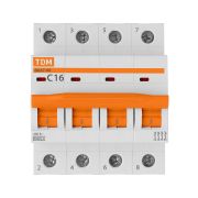 Авт. выкл. ВА47-60 4Р 16А 6кА х-ка С TDM