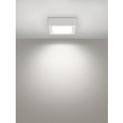 Светильник светодиодный накладной «Даунлайт НАРОДНЫЙ» квадрат СПО (белый) алюминий 6Вт 4000К