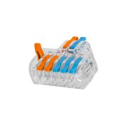 Клемма разветвительная СКР-626 в прозрачном корпусе (4 мм2) (5 шт/упак) TDM