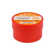 Флюс для пайки, паяльный жир активный, 20 г, банка, инд. упаковка, серия «Алмаз» TDM