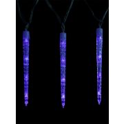 Гирлянда светодиодная «Сосульки фигурные» 2,1 м, 32LED, 8 шт, синий, 8 режимов, 250 В, IP20, TDM