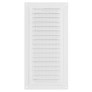 Решетка металл. 150х300, белая, с покрытием полимерной эмалью, TDM