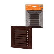 Решетка металл. 150х150, коричневая, с покрытием полимерной эмалью, TDM