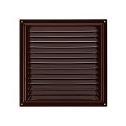Решетка металл. 250х250, коричневая, с покрытием полимерной эмалью TDM