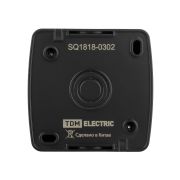 Выключатель 2-кл. открытой установки IP44 10А графит «Селигер» TDM