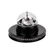 Диско-светильник ДС-01, 4,5 Вт, многоцвет., горизонт. и вертик. проекции, 220 В, черный, TDM