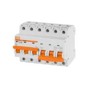Автоматический выключатель с механической блокировкой (байпас) ВА47-29Б 3Р+3Р 10А 4,5кА х-ка C TDM