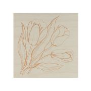 Набор досок для выжигания «Цветы», 150х150 мм, 5 шт., пакет, TDM