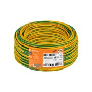 Провод ПуГВ 1х0,5 ГОСТ (100м), желто-зеленый TDM