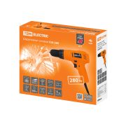 Шуруповерт сетевой СШ-280, 280 Вт, 12.5 Нм, БЗП, шнур 3 м, «Рубин» TDM