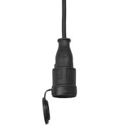 Удлинитель-шнур силовой на рамке, каучук, КГ, IP44, штепс. гнездо с/з, 4000 Вт, 20 м Народный У1-12048