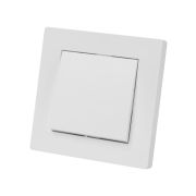 Выключатель 1 кл. 10А белый «Сенеж» TDM